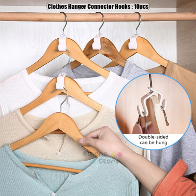 Clothes Hanger Connector Hooks : 10pcs